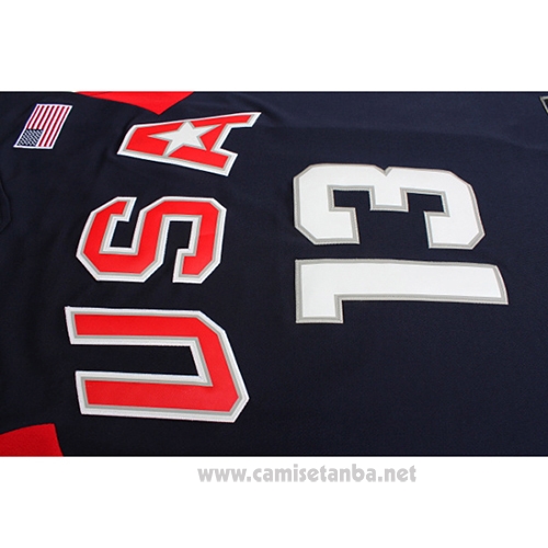 Camiseta USA 2008 Paul #13 Azul